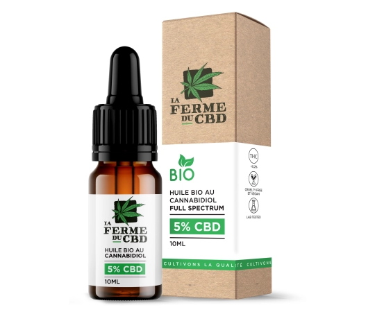 Huile CBD 5% Bio