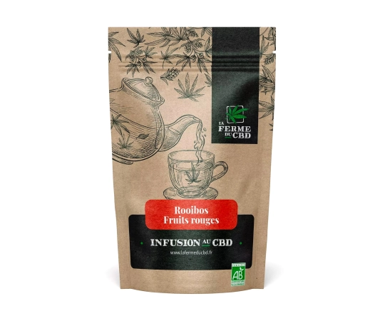 Infusion CBD Rooibos Fruits rouges