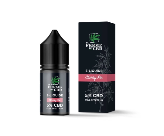 E-Liquide Cherry Pie - 5% CBD Full Spectrum