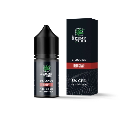 E-Liquide Red Star - 5% CBD Full Spectrum