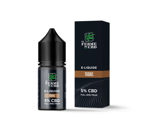 E-Liquide Tabac - 5% CBD Full Spectrum