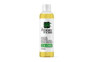 Coconut CBD Massage Oil 1%