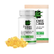 30 gélules CBD 25mg